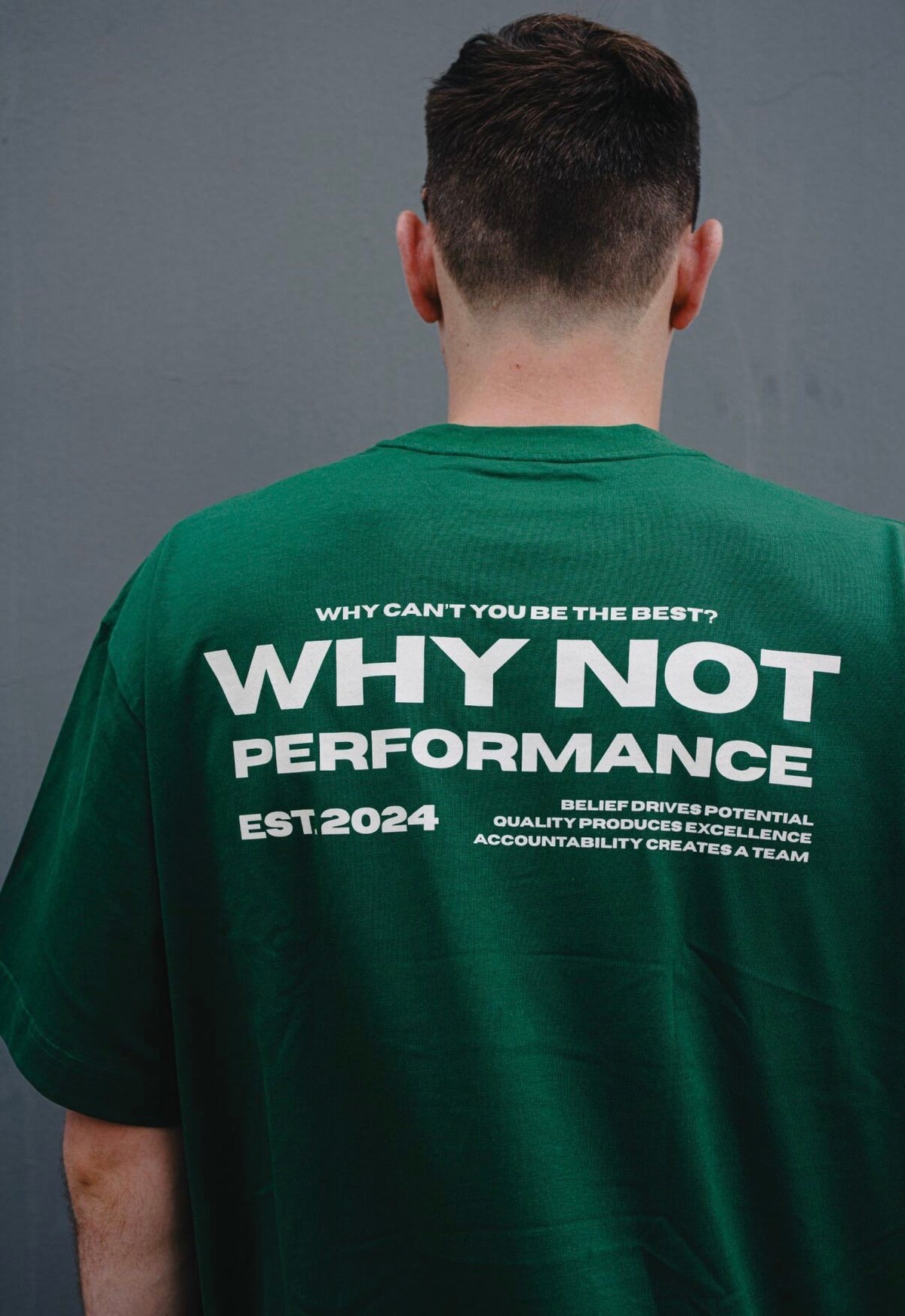 Why Not Performance Tee - Green